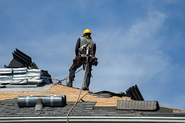 Professional Flat Roof Repair technician working in Irwin, PA